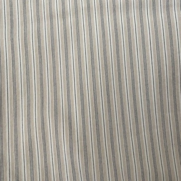 Loft Crop Pants Womens 4 Ann Striped Beige Black White Straight Leg Summer Capri - Picture 4 of 9